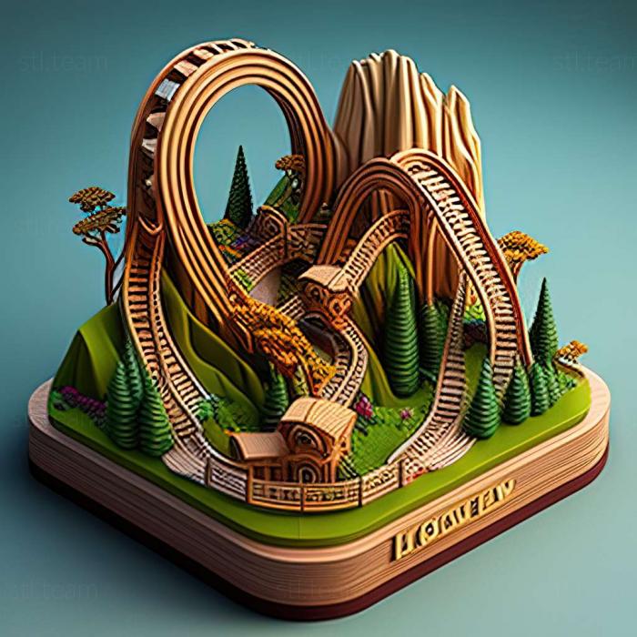 3D model RollerCoaster Tycoon 3 Wild game (STL)